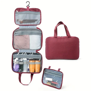 Travel Toiletry Bag With Hanging Hook