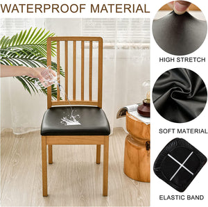 🔥Summer Hot Sale - 30% Off -Pu Leather Dining Chair Cover