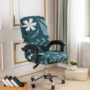 (🔥Summer Sale-30% Off) One Piece Printed Office Chair Cover