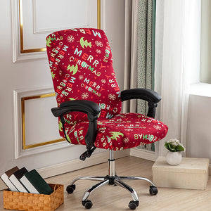 (🔥Summer Sale-30% Off) One Piece Printed Office Chair Cover