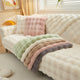 Cosy Plush Solid Colour Non-slip Sofa Cover