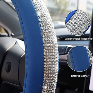 CRYSTAL STEERING WHEEL COVER