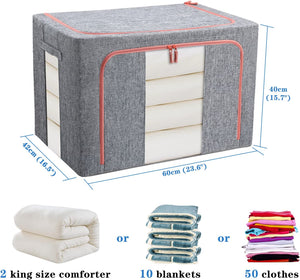 (🎁Mid Year HOT SALE 30% OFF)Oxford Cloth Steel Frame Storage Box