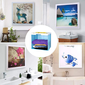 (🔥Mid Year HOT SALE 30% OFF🌟)Bathroom Folding Mural Storage Cabinet