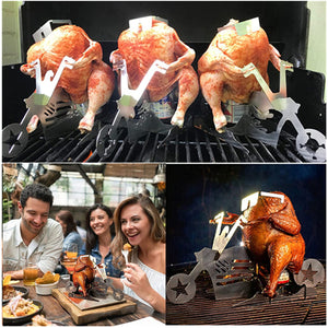 Portable Chicken Stand Beer Motorcycle BBQ(🎁 Early Thanksgiving Promotion-30% OFF)