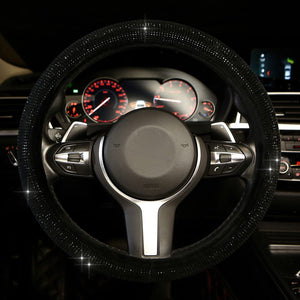 CRYSTAL STEERING WHEEL COVER