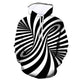 3D Graphic Printed Hoodies Zebra