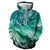 3D Graphic Printed Hoodies Sweatshirts Light Green