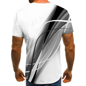 3D Graphic Printed Short Sleeve Shirts Graphic