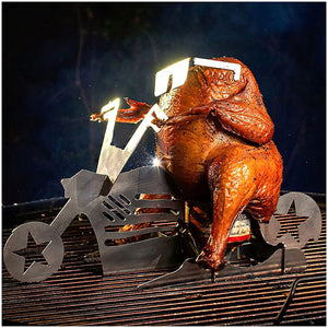 Portable Chicken Stand Beer Motorcycle BBQ(🎁 Early Thanksgiving Promotion-30% OFF)