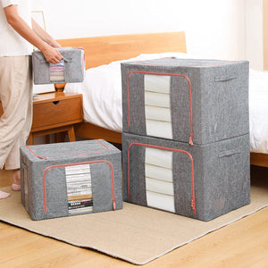 (🎁Mid Year HOT SALE 30% OFF)Oxford Cloth Steel Frame Storage Box