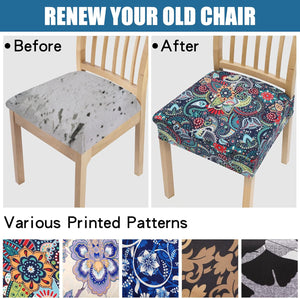 Printed Dinning Chair Seat Covers