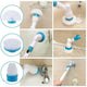 Electric Power Cleaning Scrubber with Extension Handle